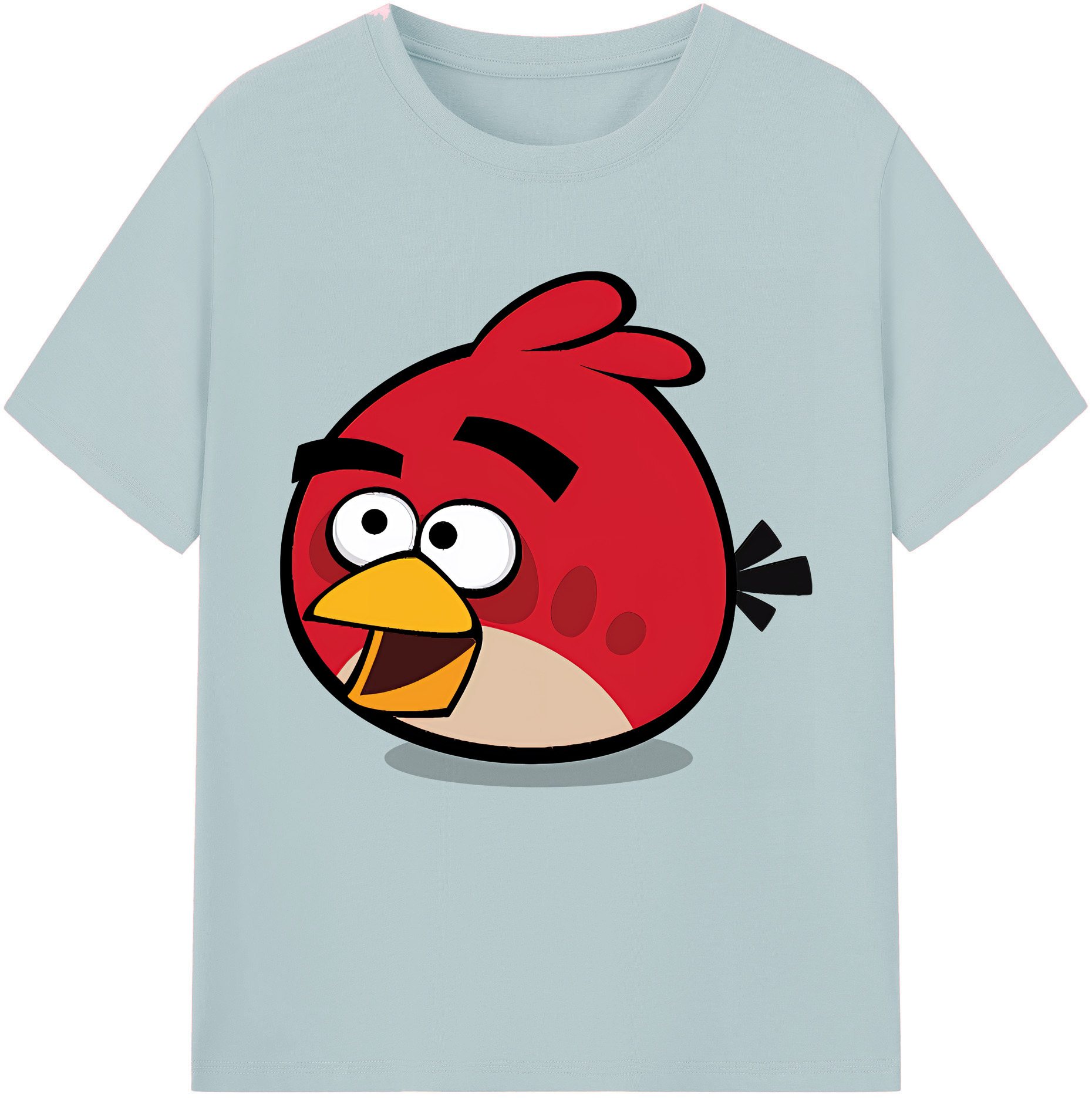 （画像用） Angry Birds アングリーバード 綿100％半袖Tシャツ（フロントプリント）